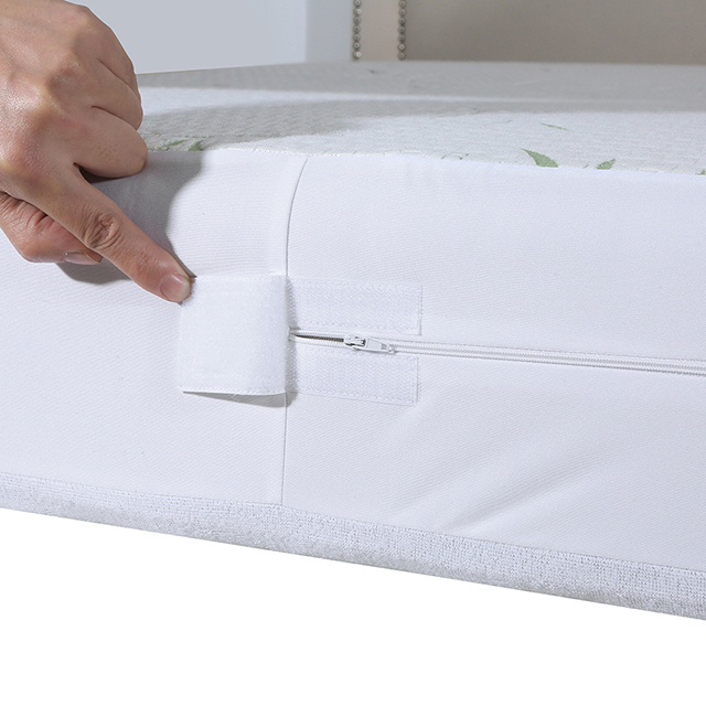 Funda de colchón impermeable con cremallera en forma de U para textiles para el hogar