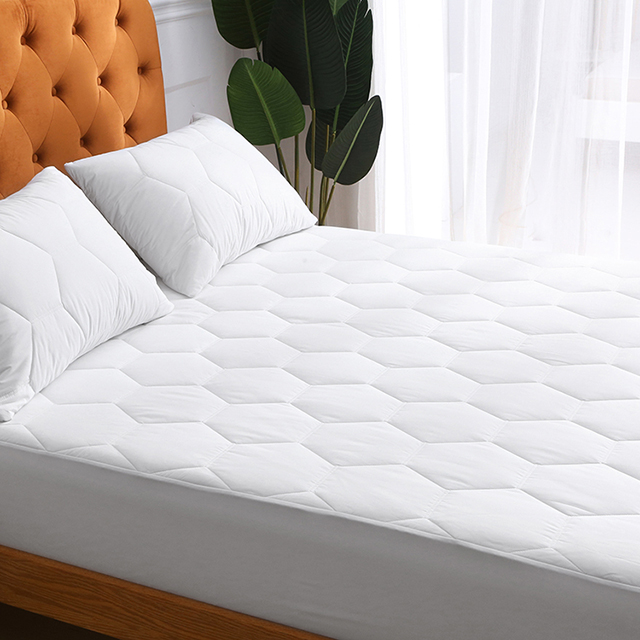 Textiles para el hogar Protector de colchón impermeable transpirable doble 