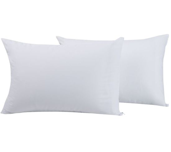 Protector de almohada estándar contra los ácaros del polvo y la parte superior de algodón