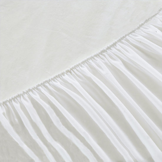 Protector de colchón impermeable de rizo de algodón de 105 g/m²