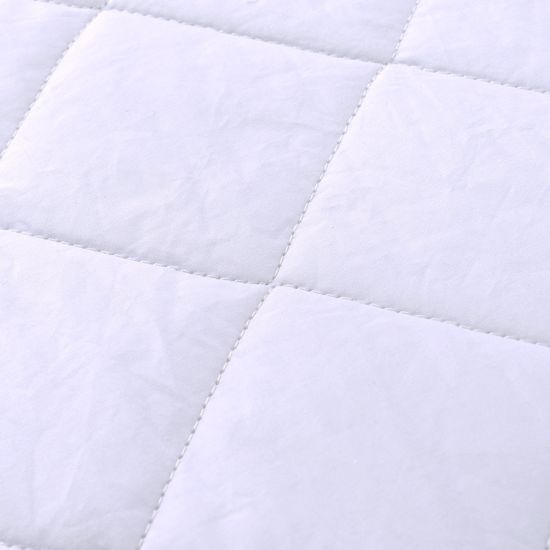 Funda 100% Algodón Protector de Colchón Acolchado Impermeable y Silencioso
