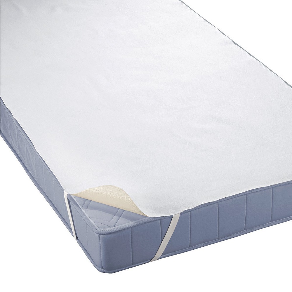  Almohadilla de colchón impermeable Terry Townel Tejido de punto 100% poliéster laminado con protector de colchón impermeable de TPU