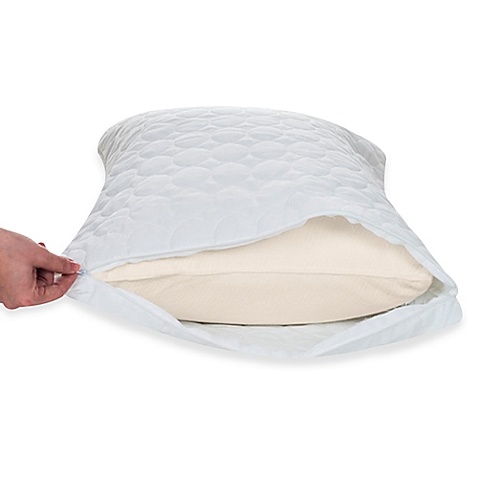 2 paquetes contra ácaros del polvo, bacterias, funda de almohada impermeable con cremallera